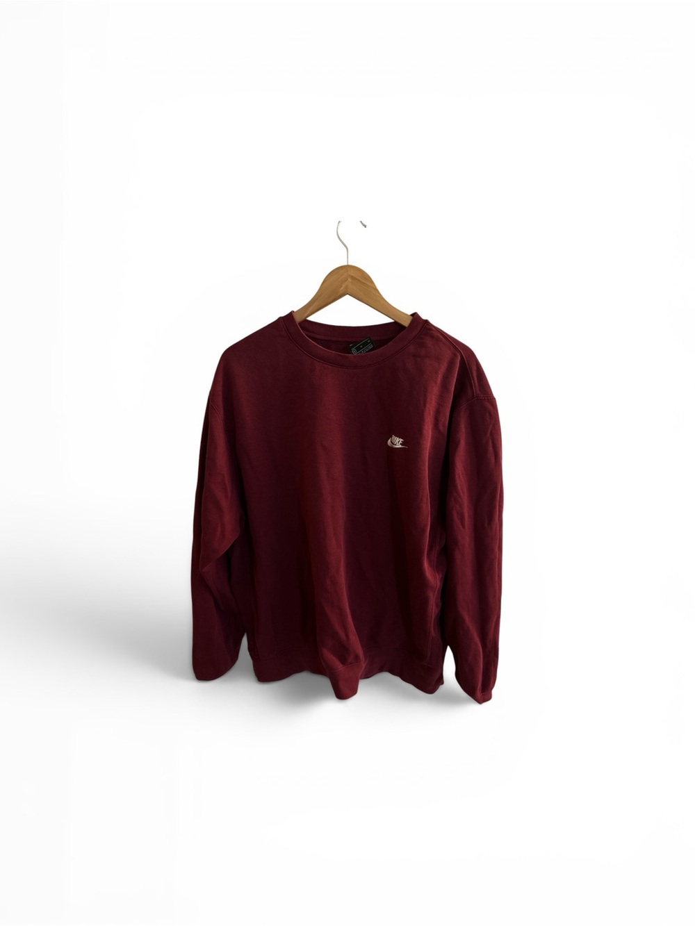 Nike Men's Burgundy Crewneck Sweatshirt